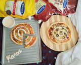 A picture of step 8 of (Say cheese) Beef pizza.