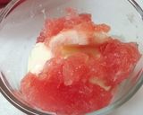 A picture of step 9 of Watermelon ice cream sundae.