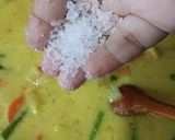Gambar langkah 5 resipi Lontong Dan Kuah Masak Lodeh.