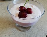 Une image de l'étape 3 de Dessert à la rose et cerise.