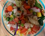 Walnut veggies salad recipe step 3 photo