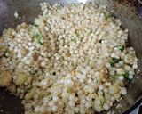 A picture of step 3 of Sabudana khichdi.