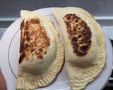Foto del passaggio 6 della ricetta Crescione cotto in padella con verdure e pomodoro e mozzarella