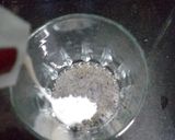 A picture of step 4 of RoohAfza with chia Seeds.