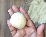 A picture of step 8 of Farali Pattice.