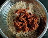 A picture of step 2 of Sugarfree Dryfruit Modak.