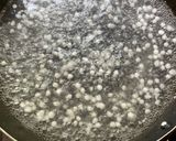 A picture of step 1 of DragonFruit Tapioca Pudding.