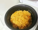 A picture of step 5 of Rice Cooker Ketchup Rice Omurice.