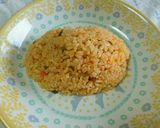A picture of step 6 of Rice Cooker Ketchup Rice Omurice.