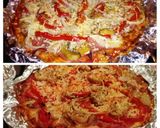 Foto del paso 9 de la receta: Pizza casera de verduras con atún, buenísima!!