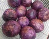 Foto langkah ke 4 dari resep Bola Bola Ubi Ungu (Camilan Mpasi) 1+.