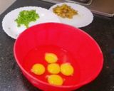 A picture of step 4 of Chicken 🐓 Tikka Cheese 🧀 Omelette 🍳Recipe 😋.