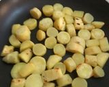 A picture of step 3 of Sweet potato chaat.