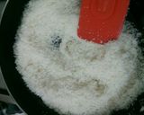 A picture of step 1 of Rose coconut laddu.