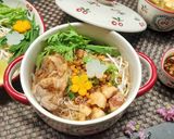 Hình bước làm 5 của món Hủ tiếu giò heo thịt xay tóp mỡ