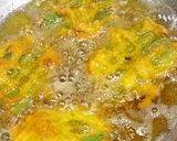 A picture of step 4 of Piyaz Koli (Onion Flower Stalks) Bhela Bhaja.