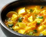 [海鮮南瓜豆腐煲]簡易家常菜的食譜步驟4照片