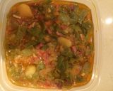 Foto del paso 4 de la receta Judía verdes salteadas con jamón y tomate