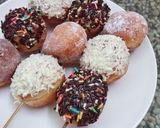 Foto langkah ke 6 dari resep Sate Donat Express! 1x Proofing & Empuukk~.