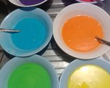 Foto langkah ke 3 dari resep Lapis PEPE Rainbow.