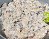 A picture of step 12 of Creamy Chicken Pasta.