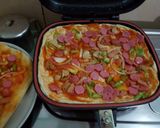 Foto langkah ke 10 dari resep Pizza Tangkup happy call.