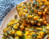 A picture of step 6 of Perkedel Jagung & Kucai /Corn and Chives Fritters.