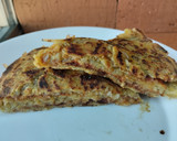 Foto del paso 10 de la receta: "Crepe" de mazorca🌽con queso🧀 y dulce de guayaba🥞