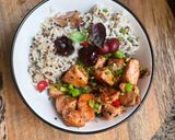 Une image de l'étape 8 de 🏃♀️➡️💃HEALTHY BOWL 🥙QUINOA 🍣 SAUMON.