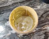 A picture of step 3 of BASIL PANEER (No onion no garlic).