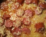 A picture of step 5 of Ginger ale Sausage and Rice.