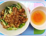 Hình bước làm 15 của món Bún thịt ram nước dừa