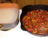 A picture of step 3 of Pepper Steak & Rice.