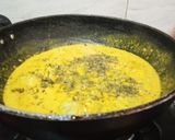A picture of step 4 of Dahi aloo or poori.