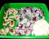 Foto langkah ke 1 dari resep Tumis Pedas Baby Caisim Seafood.