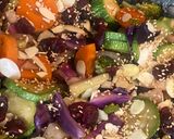 Foto del paso 6 de la receta: Wok de Salmón con almendras y arándanos