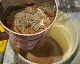 Foto langkah ke 4 dari resep Brownies Ketan Hitam Kukus.