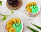 Cara Membuat Bursum Pandan Pisang Kukus 5