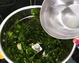 A picture of step 2 of Spicy Cilantro Chutney.