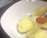 A picture of step 7 of Kanda batata puri.