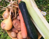 A picture of step 1 of Menestra de Verduras 🌱Spanish veggie soup or stew.