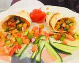 A picture of step 3 of Masala papad salad.
