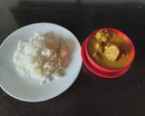Curry pakora with boil rice recipe step 2 photo