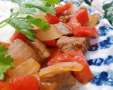 Hình bước làm 6 của món Cơm bò lúc lắc