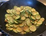 A picture of step 4 of Chicken Strips with Zucchini.