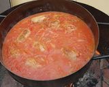 Foto del paso 5 de la receta: Chorizos a la pomarola en el disco!