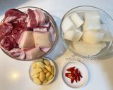 Meiling。。蒜香紅燒五花的食譜步驟1照片