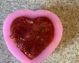 A picture of step 4 of Strawberry barfi.