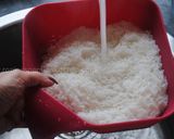 A picture of step 8 of King rice/Shah pilaf شاه پلو.