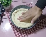 Foto langkah ke 3 dari resep Pizza teflon empuk takaran sendok|tanpa telur.
